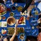 Graduation decorations class of 2026 Gatherfun Congrats Grad Party Dinnerware Set Blue Disposable Paper Plates Napkins Cups Tablecloth Banner for Gatherfun Decorations 2026 deals , Serve 25